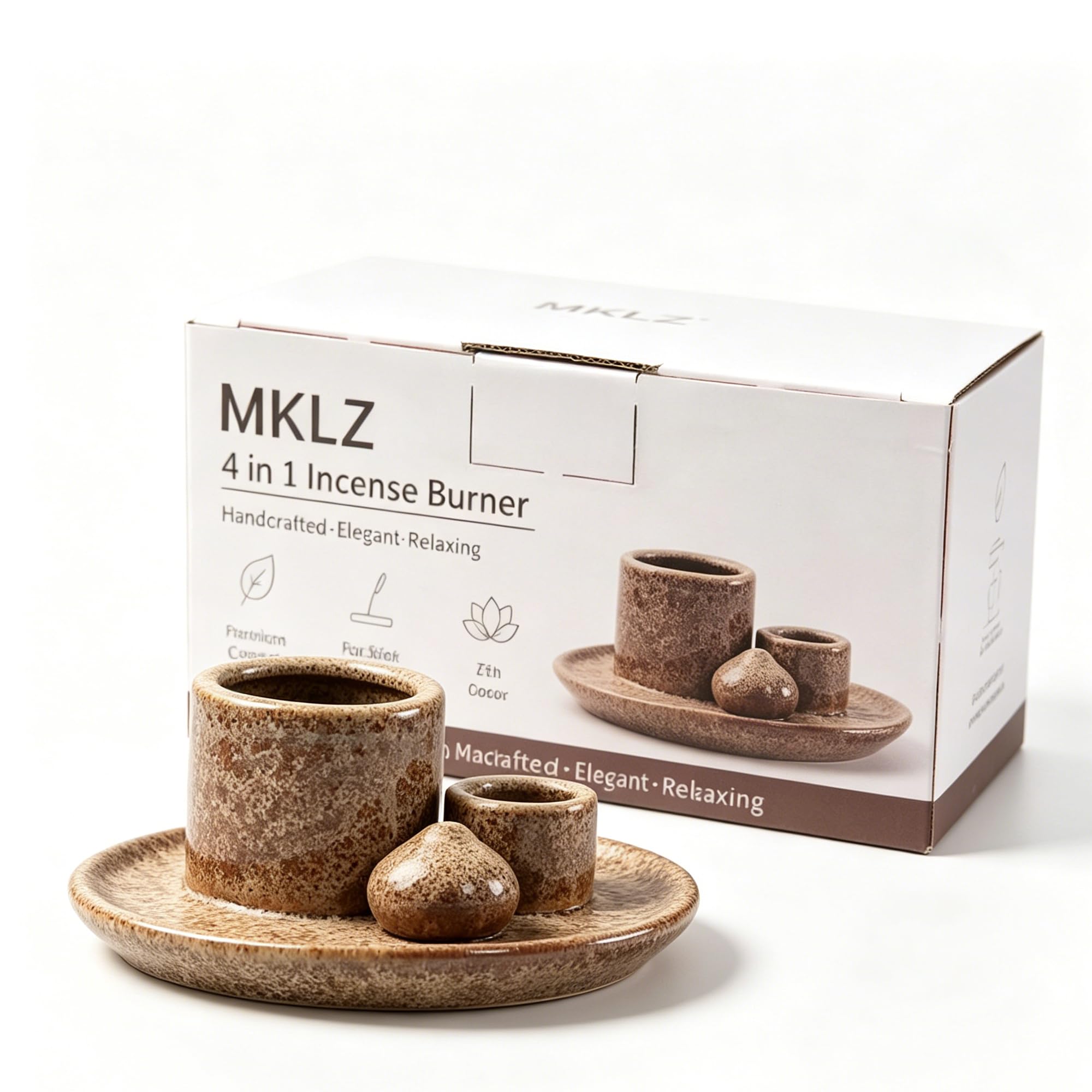 Amazon.com: MKLZ 4-in-1 Ceramic Incense Holder, Palo Santo Stick